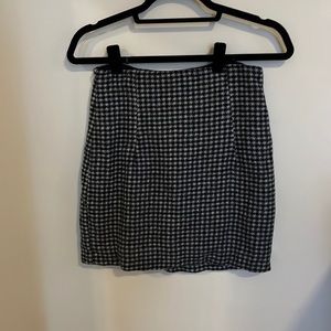 & Other Stories Houndstooth Skirt